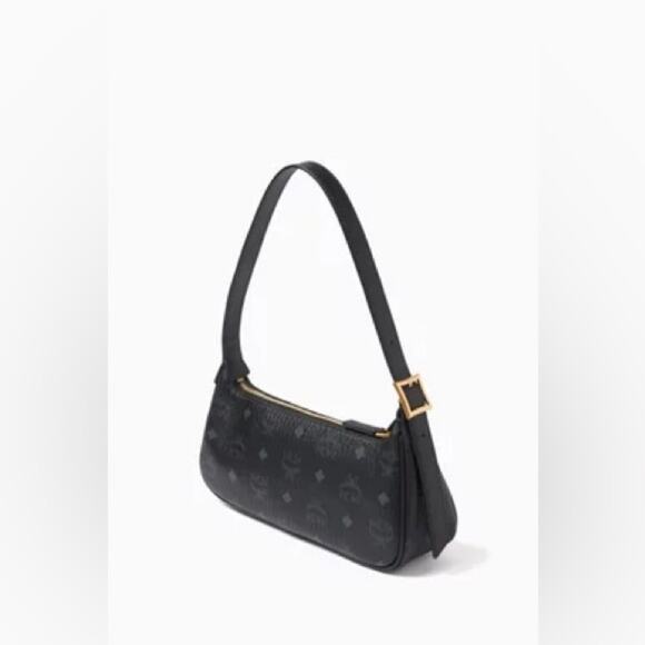 MCM Aren Logo Printed Small Shoulder Bag - Picture 1 of 9